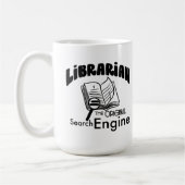 Librarian de Original Search Engine Coffee Mok (Links)