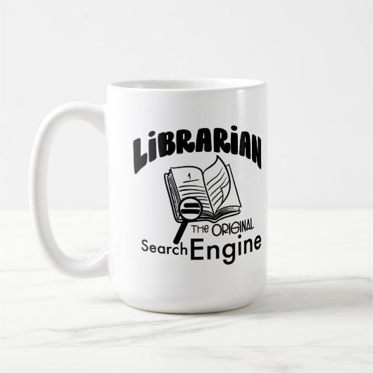 Librarian de Original Search Engine Coffee Mok (Links)