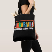 Librarian de Original Search Engine Tote Bag (Dichtbij)