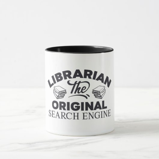 Librarian de Originele Motor van het Onderzoek Mok (Midden)