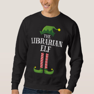 Librarian Elf Matching Family Group Christmas Part Trui