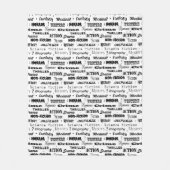 Librarian English Teacher Author Black and White Fleece Deken (Voorkant)