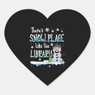 Librarian Er is sneeuwruimte als de bibliotheek Hart Sticker