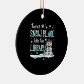 Librarian Er is sneeuwruimte als de bibliotheek Keramisch Ornament (Rechts)