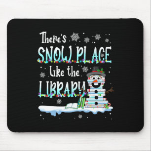 Librarian Er is sneeuwruimte zoals de bibliotheek Muismat