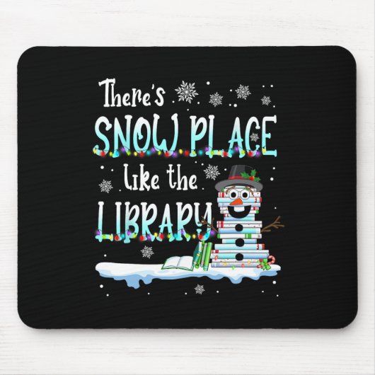 Librarian Er is sneeuwruimte zoals de bibliotheek Muismat (Voorkant)
