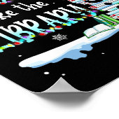 Librarian Er is sneeuwruimte zoals de bibliotheek  Poster (Hoek)