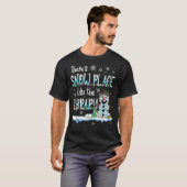 Librarian Er is sneeuwruimte zoals de bibliotheek T-shirt (Voorkant volledig)
