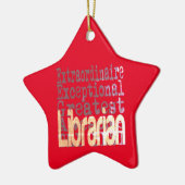 Librarian Extraordinaire Keramisch Ornament (Links)