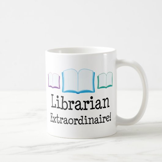 Librarian Extraordinaire Koffiemok (Rechts)