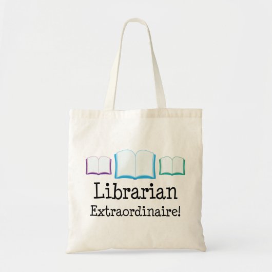 Librarian Extraordinaire Tote Bag (Voorkant)