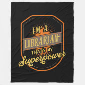 Librarian Fleece Deken (Voorkant)