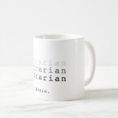 Librarian Gift Custom Coffee Koffiemok (Voorkant rechts)