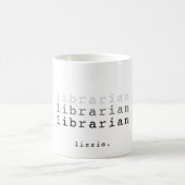 Librarian Gift Custom Coffee Koffiemok (Center)
