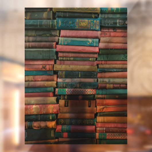 Librarian giften voor haar raamsticker (Vel 2)