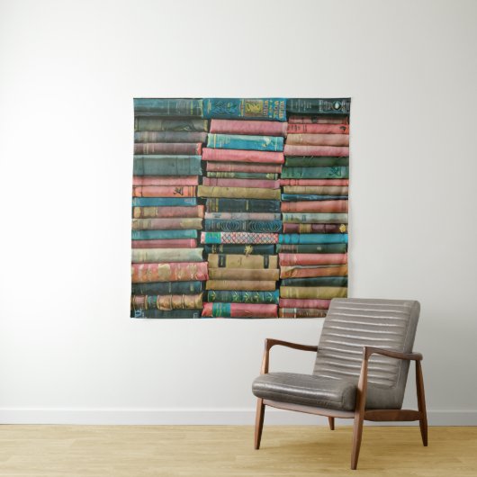 Librarian giften voor haar wandkleed (In situ)