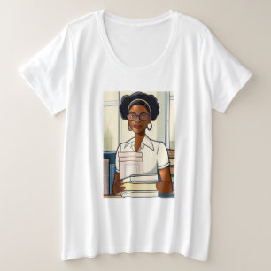 Librarian Grote Maat T-shirt
