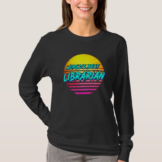 Librarian Idea werpt beste librarian op T-shirt (Voorkant)