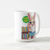 Librarian-in-Training Star – Rabbit Edition Koffiemok (Voorkant rechts)