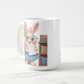 Librarian-in-Training Star – Rabbit Edition Koffiemok (Voorkant links)