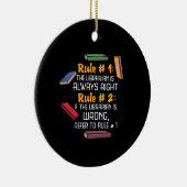 Librarian Keramisch Ornament (Rechts)