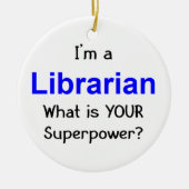 Librarian Keramisch Ornament (Voorkant)