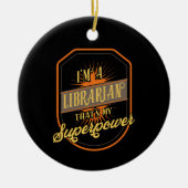 Librarian Keramisch Ornament (Voorkant)