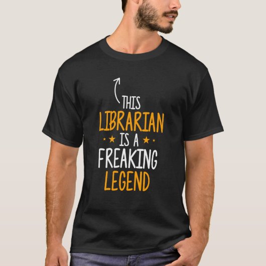 Librarian Legend T-shirt (Voorkant)