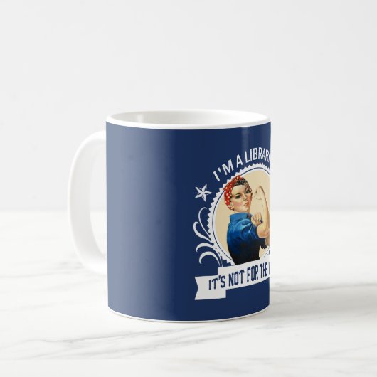 Librarian - niet voor de zwakken koffiemok (Voorkant links)