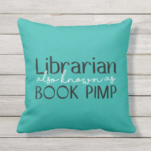 Librarian ook bekend als Book Pimp Sierkussen