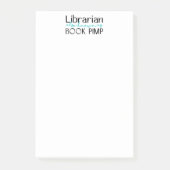 Librarian ook gekend als Book Pimp Blocnote Post-it® Notes (Voorkant)