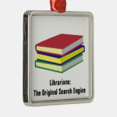 Librarian Original Metalen Ornament (Rechts)