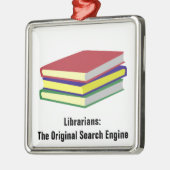 Librarian Original Metalen Ornament (Links)