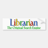 Librarian Original Search Engine Bumpersticker (Voorkant)