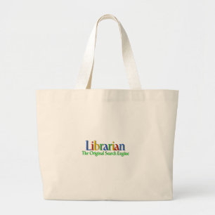 Librarian Original Search Engine Grote Tote Bag