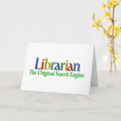 Librarian Original Search Engine Kaart (Gele Bloem)