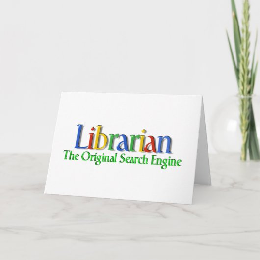 Librarian Original Search Engine Kaart (Voorkant)