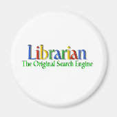 Librarian Original Search Engine Magneet (Voorkant)