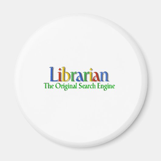 Librarian Original Search Engine Magneet (Voorkant)