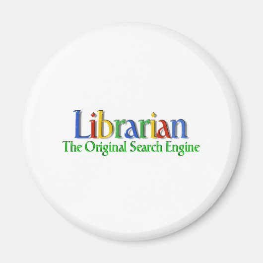 Librarian Original Search Engine Magneet (Voorkant)