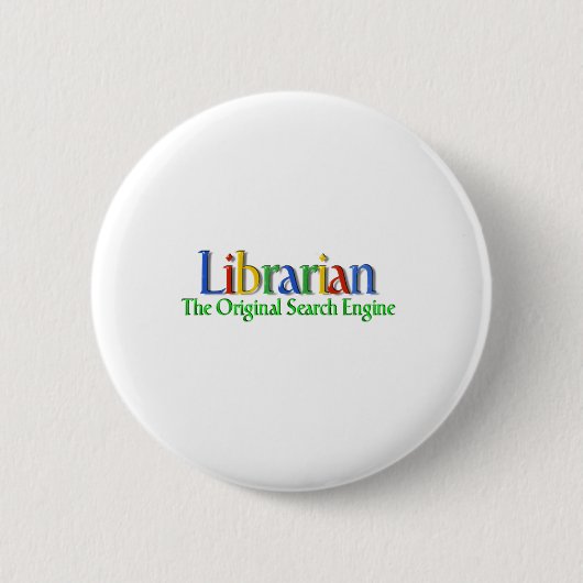 Librarian Original Search Engine Ronde Button 5,7 Cm (Voorkant)