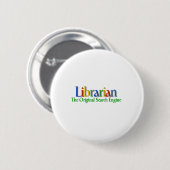 Librarian Original Search Engine Ronde Button 5,7 Cm (Voorkant /achterkant)