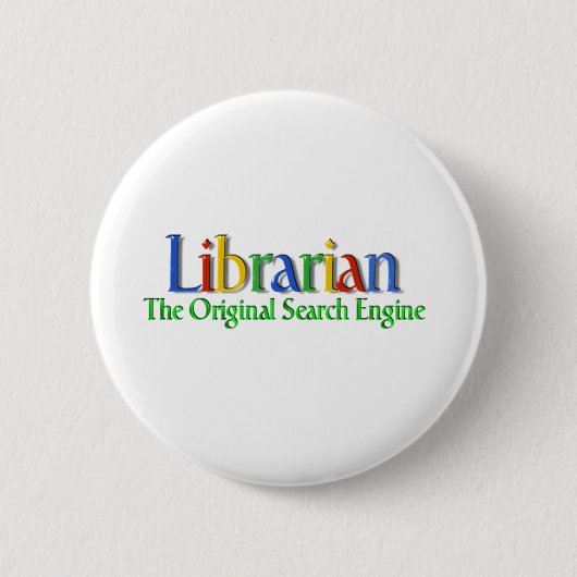 Librarian Original Search Engine Ronde Button 5,7 Cm (Voorkant)