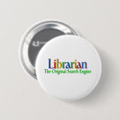 Librarian Original Search Engine Ronde Button 5,7 Cm (Voorkant /achterkant)