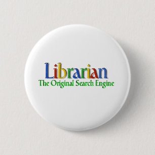 Librarian Original Search Engine Ronde Button 5,7 Cm