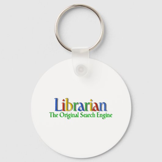 Librarian Original Search Engine Sleutelhanger (Voorkant)
