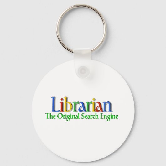 Librarian Original Search Engine Sleutelhanger (Voorkant)