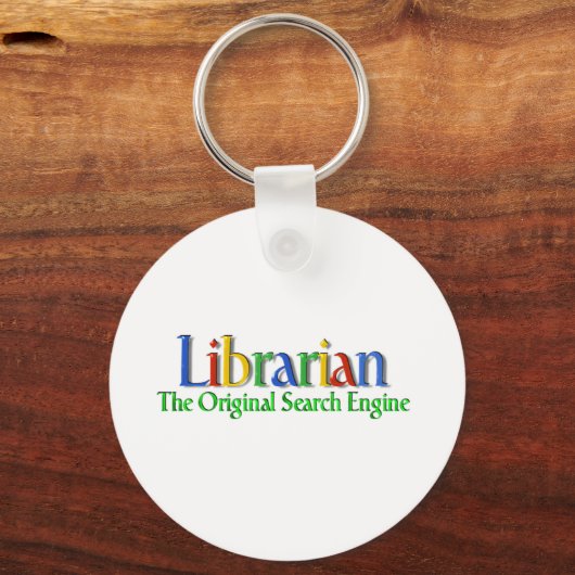 Librarian Original Search Engine Sleutelhanger (Voorkant)