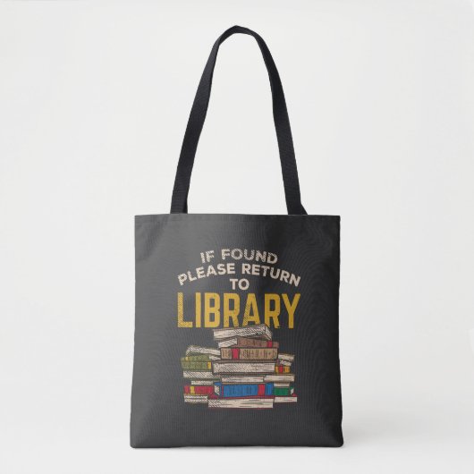 Librarian Reading Gift Tote Bag (Voorkant)