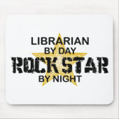 Librarian Rock Star by Night Muismat (Voorkant)